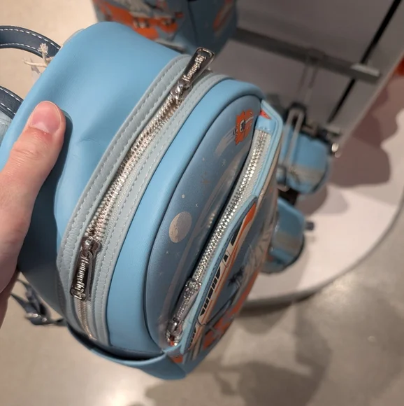 NWT 🌟 Magic Kingdom Loungefly Disney Parks Mini Backpack Tomorrowland - Picture 5 of 5